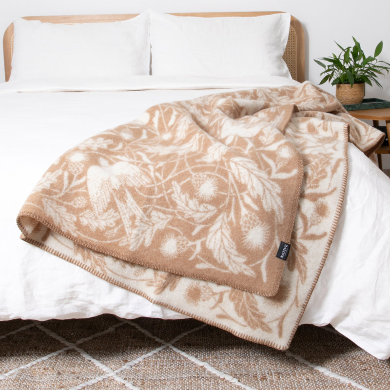 Throw Blanket, Cream