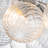 Ahona 3 - Light Dimmable Semi Flush Mount With 13 Swirled Glass Globe Bubble Ball-831789708