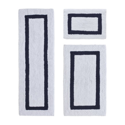 Atle Reversible Cotton Tufted Bath Rug Set
