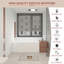 Baignoire de trempage autoportante 59 po x 28 po Ractangular