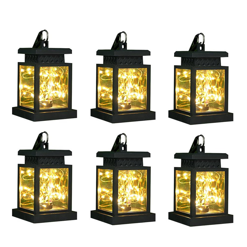 Ensemble de 6 lanternes solaires pour l'extérieur
