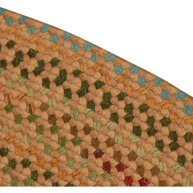 Hand Knotted Wool Area Rug in Tan
