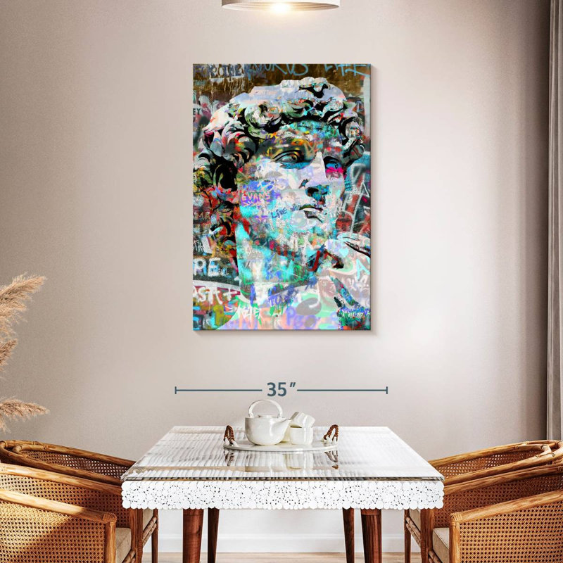 Leisha David Heavy Graffiti, 45" H x 30" W