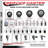 4-Piece Polyurethane Caster Set-88884178