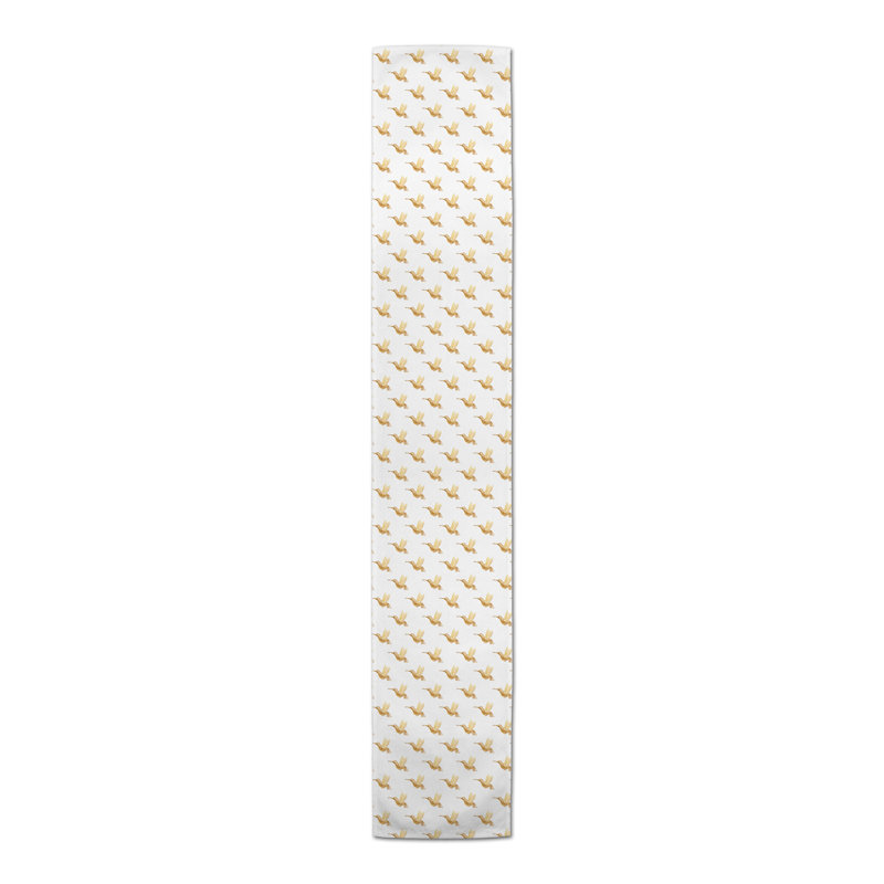 Chemin de table rectangulaire en polyester, 72 po x 16 po