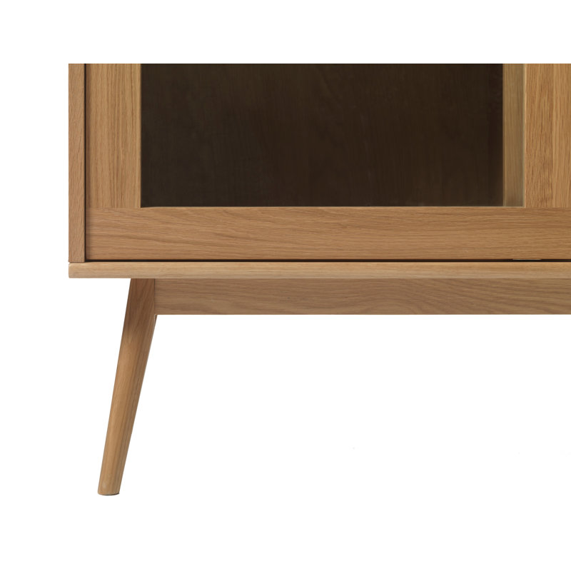 Plessis Display Cabinet, Light Brown