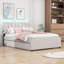 Lit plateforme tapissier avec panneau de particules et gigogne-1256723479-1256723947