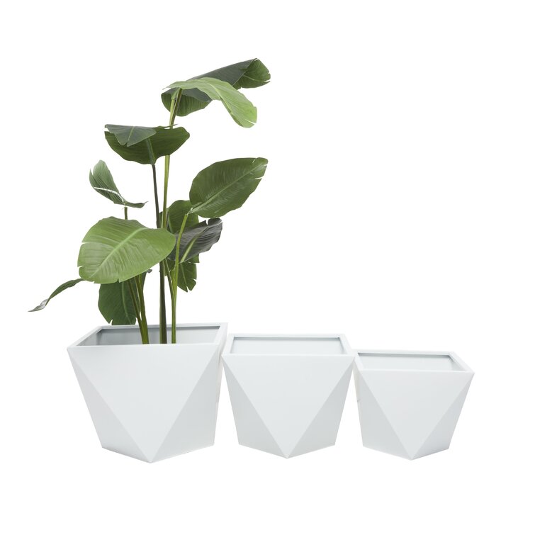 Esma 3-Piece Iron Planter Box Set