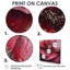 Raindrop, pivoine rouge en hiver II - coquelicots, art mural-788197373-788197372-788197375