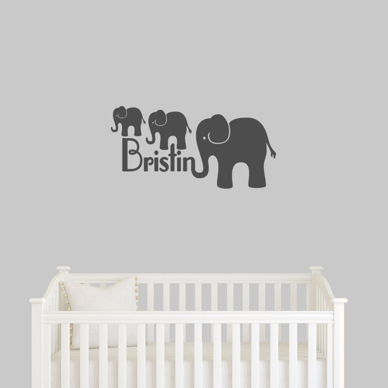 Animals Wall Decal, Dark Gray, Yes