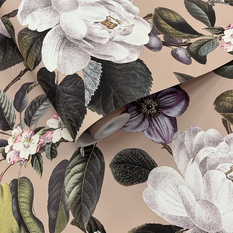10.05m x 53cm Matte Wallpaper Roll, Pink
