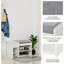 7 Pair Shoe Storage Bench
