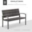 Roxane Rattan Traditional Bench-57359726