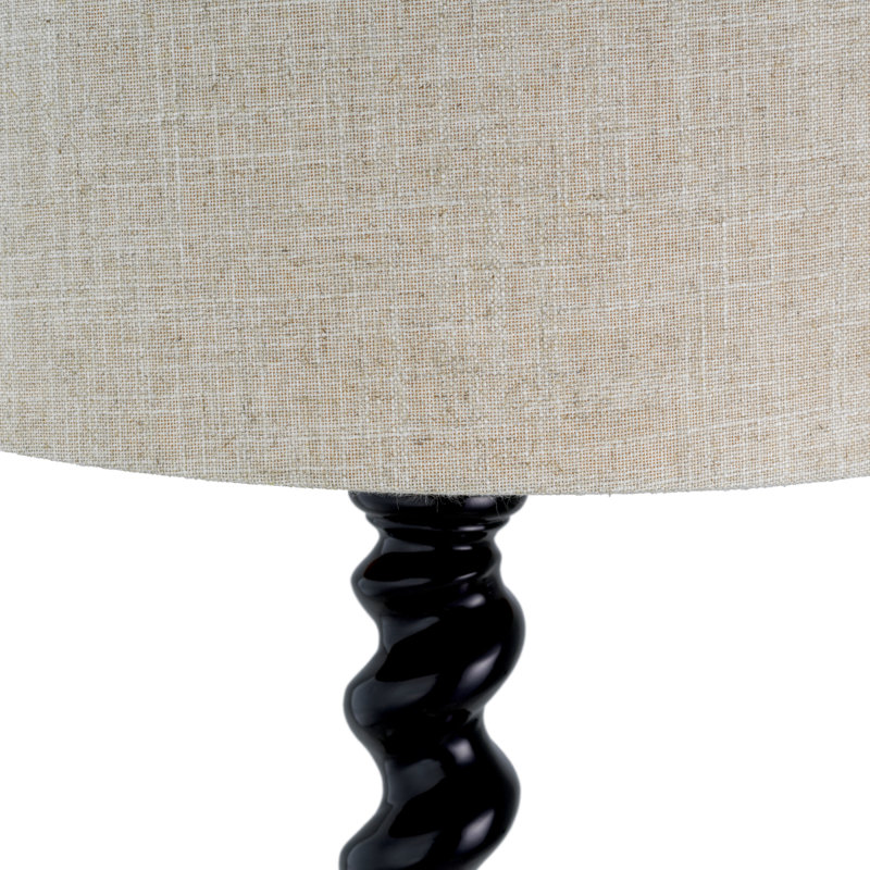 Massimo Table Lamp, Piano Black