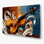 «Music Violin», art mural en métal noir