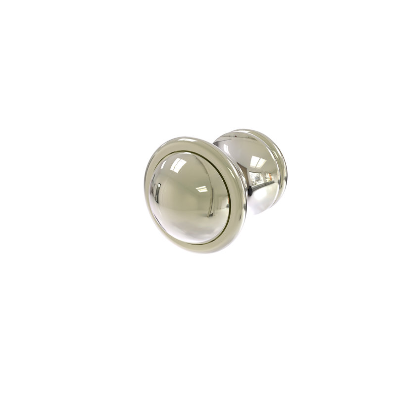 Poignée champignon de 1 po de diamètre Freyja, Nickel poli