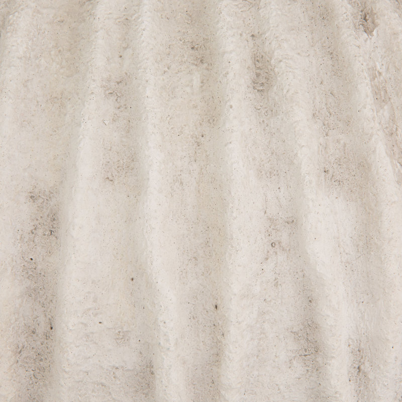 Textured Composite Resin Planter/Vase, Antique White
