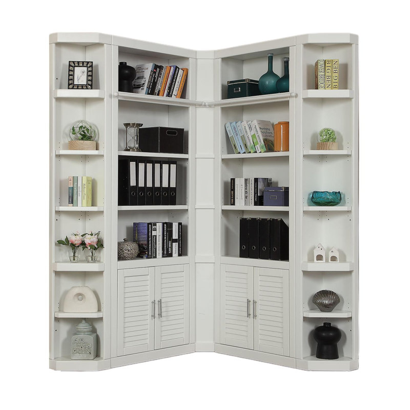 Drake 5 Piece Corner Library Wall