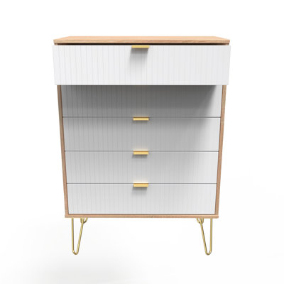 Beranda 77 cm W Chest of 5 Drawers