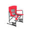 Chaise berçante portative pour l'extérieur - rouge, avec rembourrage confortable et facile à plier, pour le camping-539367720