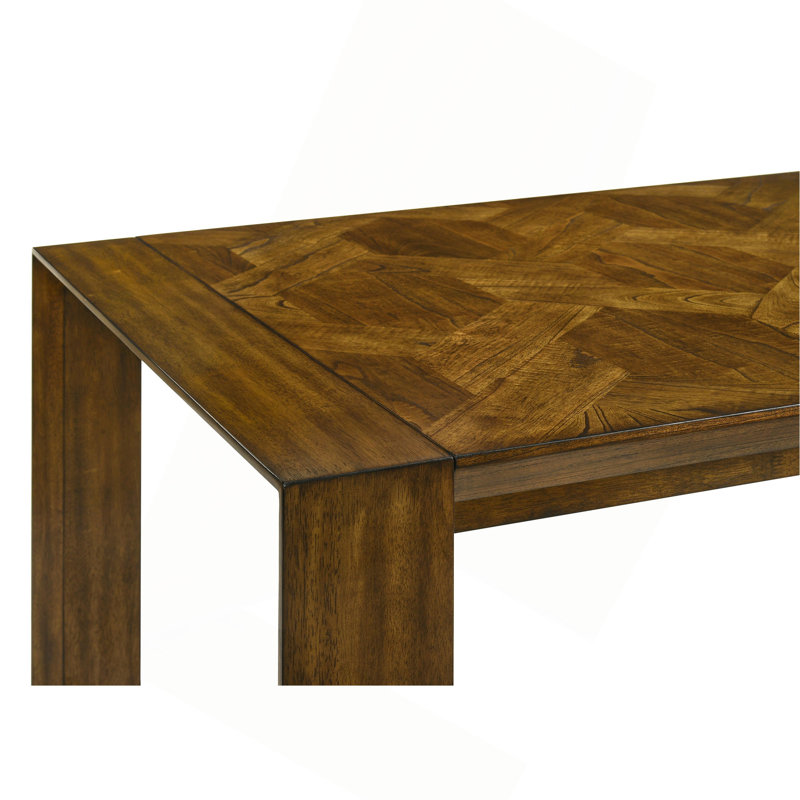 Table de salle à manger rectangulaire en bois massif