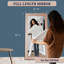 Miroir à cadre encadré en perles Jadeah-875263497