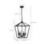 Luminaire suspendu en métal durable à 6 lumières Dobson-1464454734-1385528541