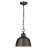 Holmes Bell-Shaped Steel 1-Light Pendant-1788093082