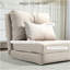 Fauteuil convertible convertible, canapé paresseux, canapé-lit pliant rembourré avec dossier réglable, structure en métal et coussins pour le salon, la chambre à coucher, beige-120220454