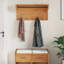 Solid Wood Wall Mounted Coat Rack-1484330678