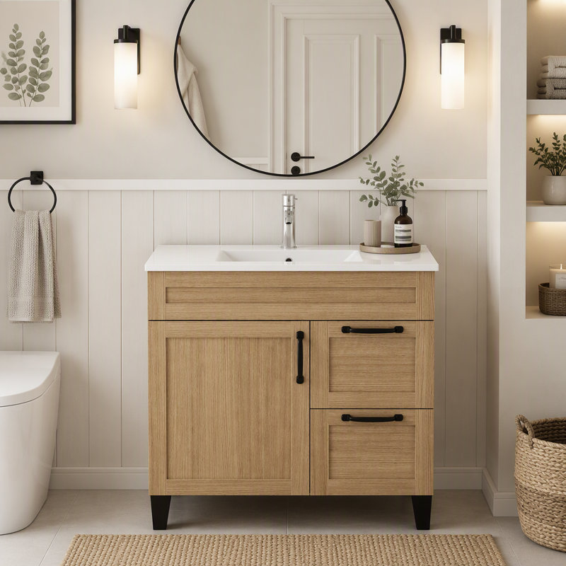 Single Bathroom Vanity with Top