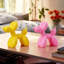 Figurine de chien ensoleillé en résine jaune ensoleillé de 7,95 x 6,54 x 2,76 po-1573482490-1573482371