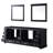 84 In. W X 22 D Double Bath Vanity With 34 Mirrors - Two Interior Cabinets, Fourteen Drawers For Engaging Storage Elegant