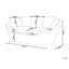 Carletta 227cm Wide Curved Wood Patio Daybed