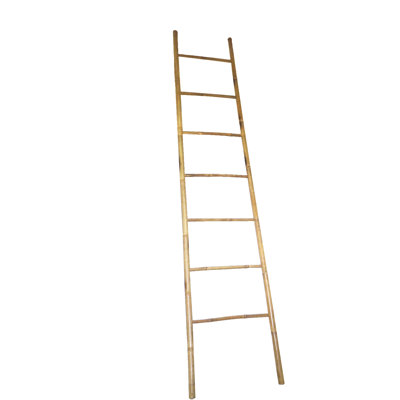 94' H Bamboo Ladder