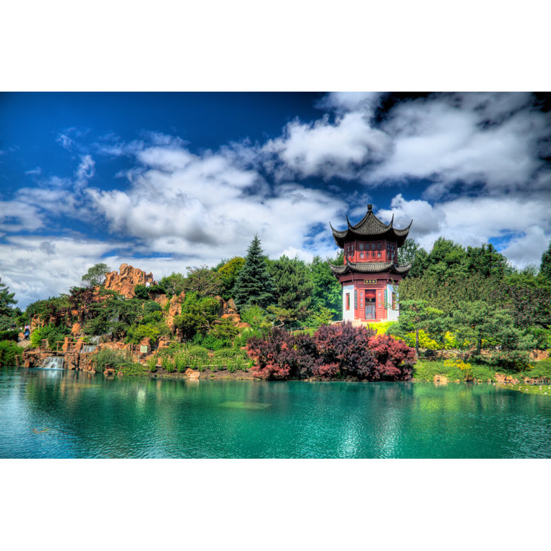 Chinese Garden by Nantela - Wrapped Canvas Print, 61cm H x 91cm W