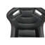 Siège de course en vinyle noir pour une conduite durable et dynamique