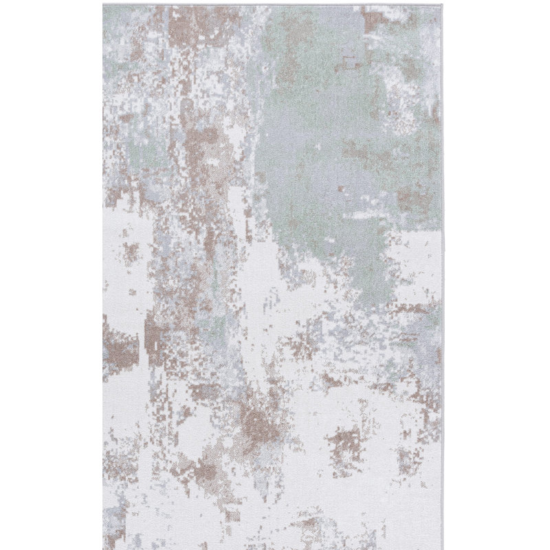Bayside 128 Performance Machine Washable Abstract Rug, Rectangle 4' x 6'