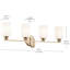 Éclairage pour salle de bain 4 lumières 32,25 po avec verre cannelé-108202058-108202053