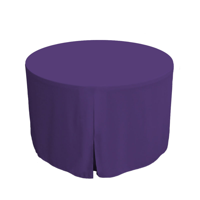 Tablevogue Round Table Cover, Violet, 48" L x 48" W