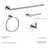 Graz 4-Piece Bathroom Hardware Accessory Kit-32457520