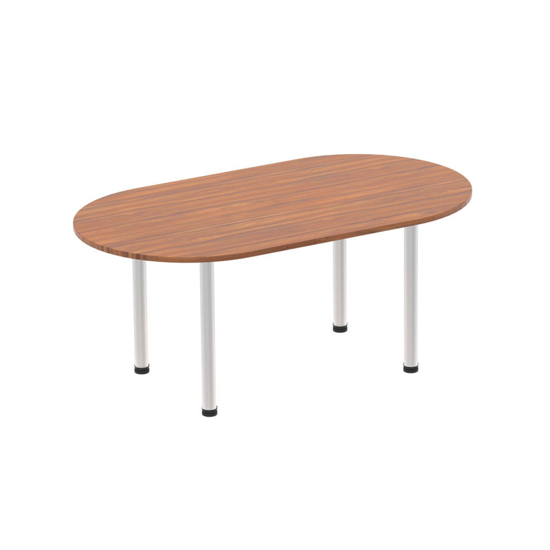 Kyvan 180cm Rectangle Conference Table, Walnut Brown