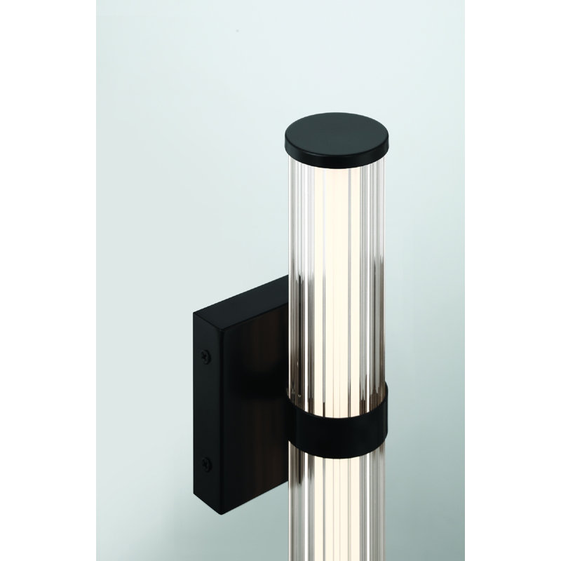 Fayton 14" LED Sconce, Black
