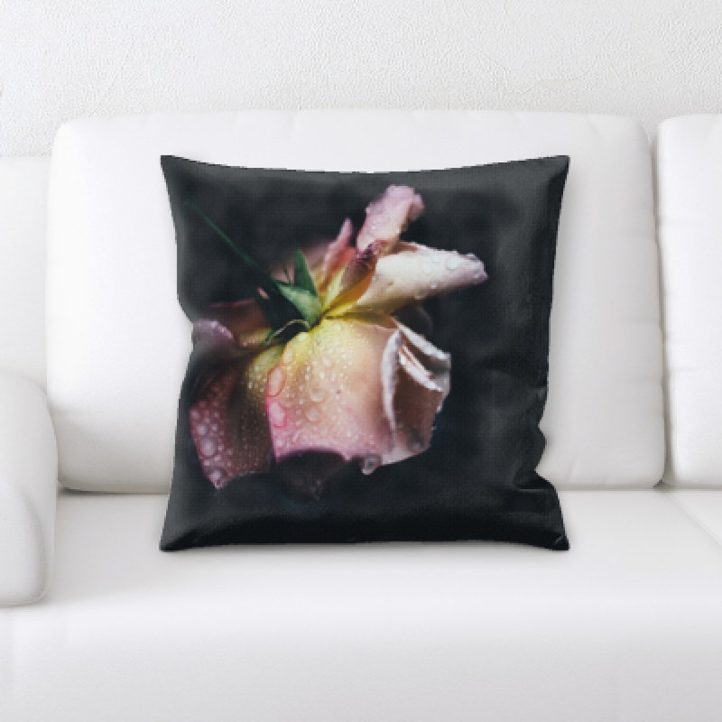 Coussin décoratif fleurs
