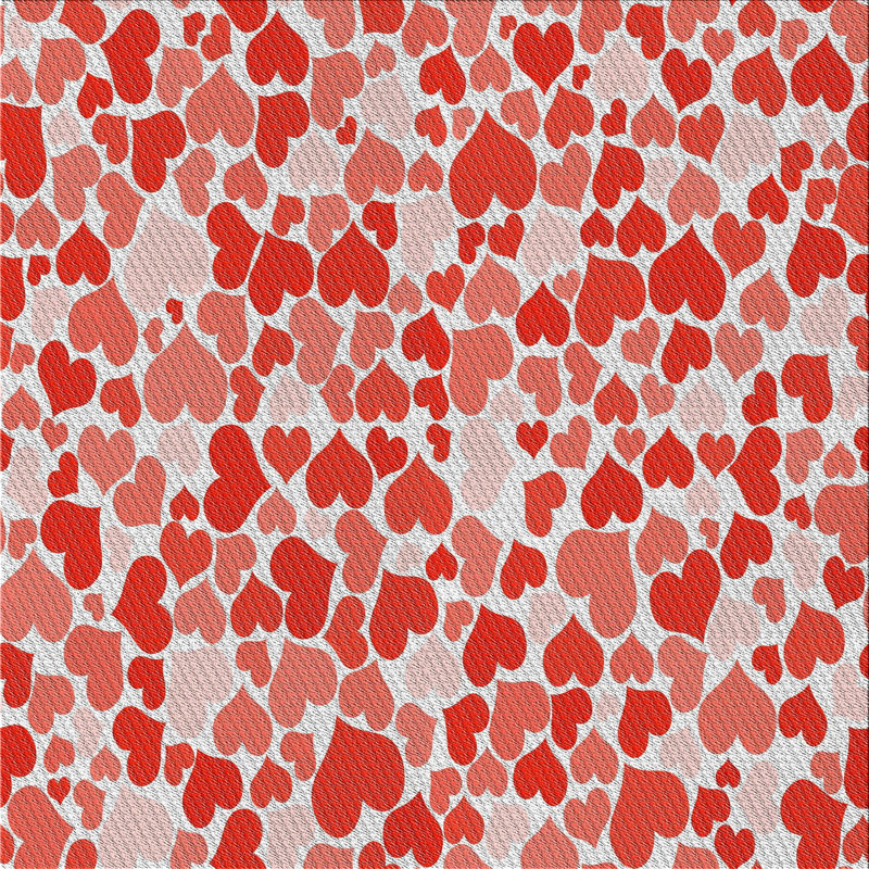 Tapis de zone rouge à motifs, Carré 6 pi