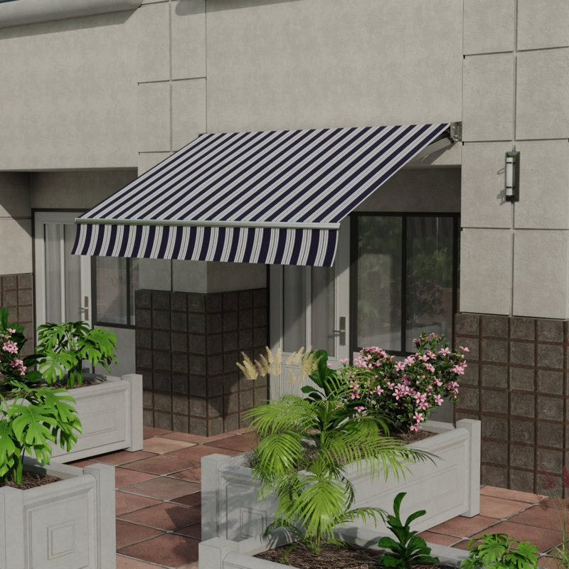 Tissu Sunbrella à rayures 46 po