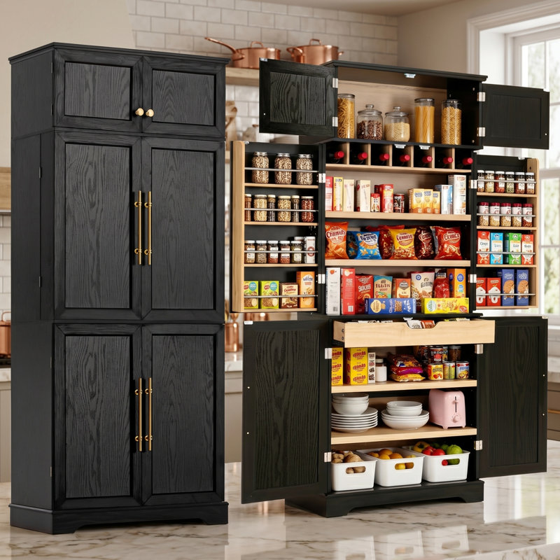 Grand garde-manger de style campagnard, Black