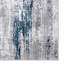 Tapis bleu abstrait Selda-506989720