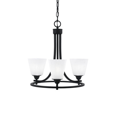 Paramount Uplight 3-Light Chandelier -  Toltec Lighting, 3403-MB-460