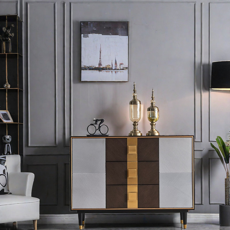Armoire d'appoint de luxe avec porte d'entrée